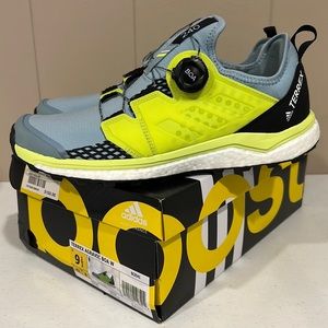 Adidas Terrex Agravic BOA Size 9.5 in Ash Grey/Solar NIB